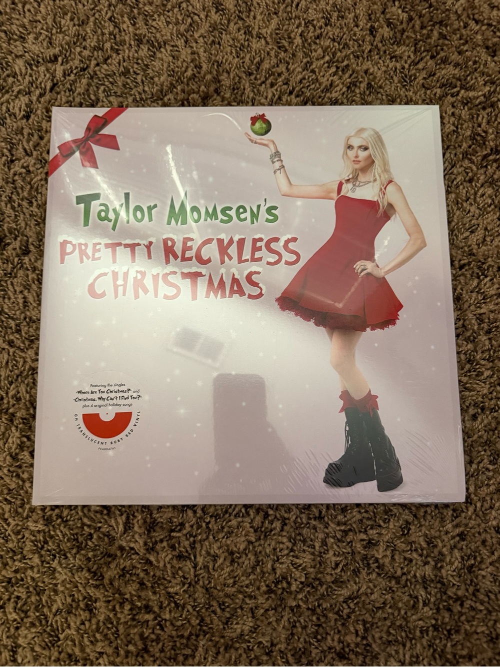 Pretty Reckless Christmas Vinyl Taylor Momsen - Red
